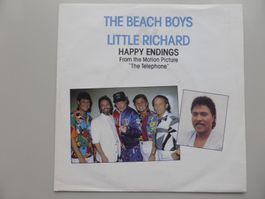 VINYL SINGLE  THE BEACH BOYS / LITTLE RICHARD