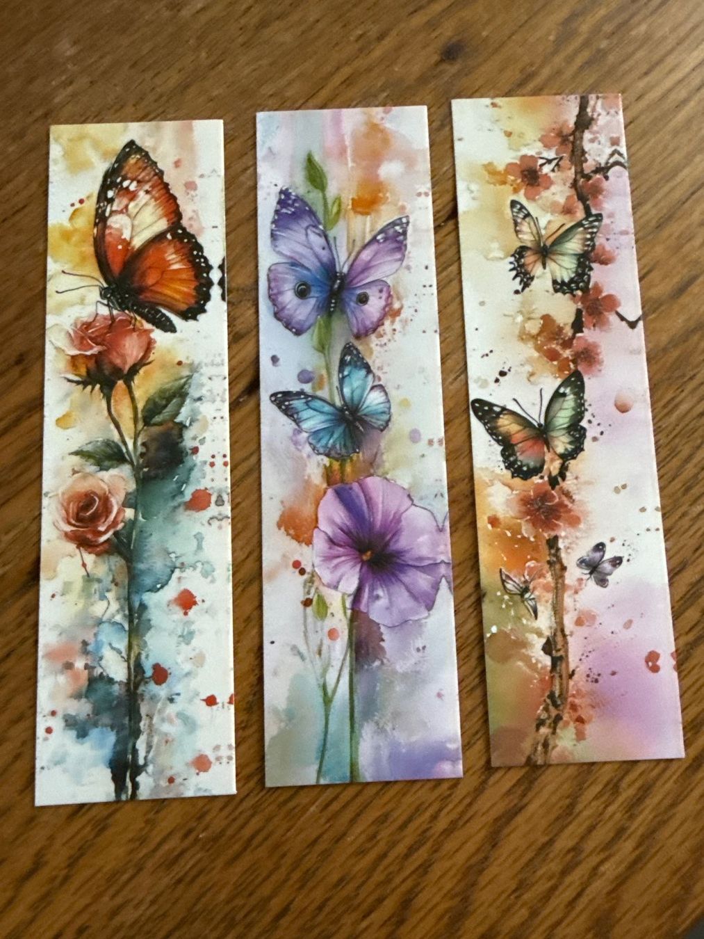 Altre raccolte & rarità: 3x Lesezeichen-Buchzeichen-Schmetterlingsgarten-Blume-Freude – Nuovo (secondo la descrizione) da Teufenthal AG venduto da MeineSchatztruhe