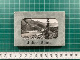 Julier Route, altes Photo Mäppchen, Graubünden, Tourismus