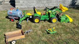 RollyToys John Deere (Luftreifen, Gangschaltung +div Zubehör