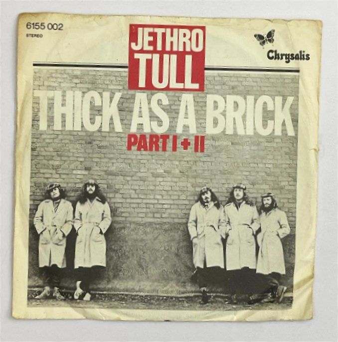Dischi in vinile: Single: JETHRO TULL - Thick As A Brick (Prog Rock) – Usato da Frenkendorf venduto da Yard-Sale-2000