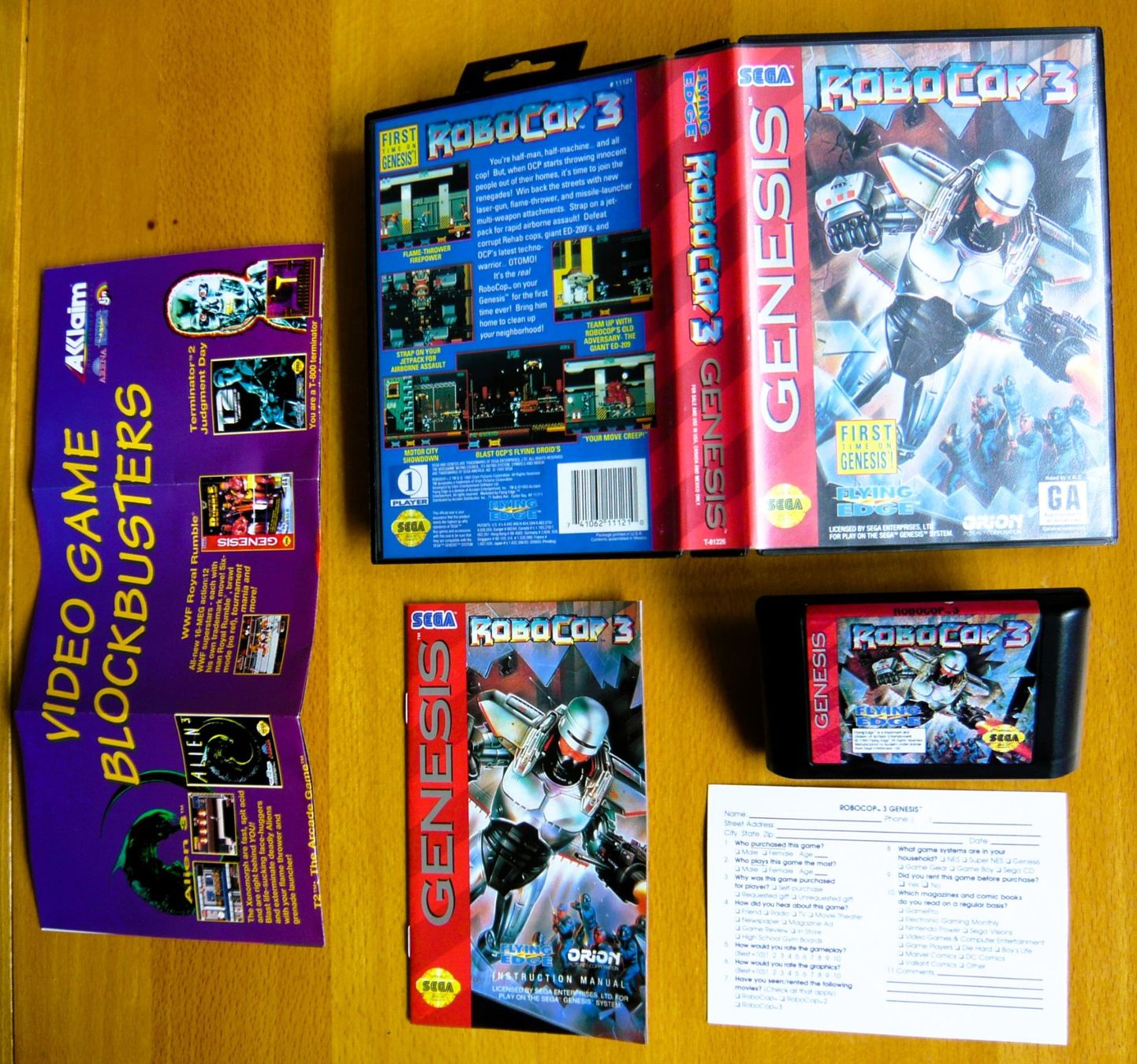 Sega Jeux: Mega Drive : Robocop 3 - Genesis, CIB ! – D'occasion à Onex par Jaguar1986 2