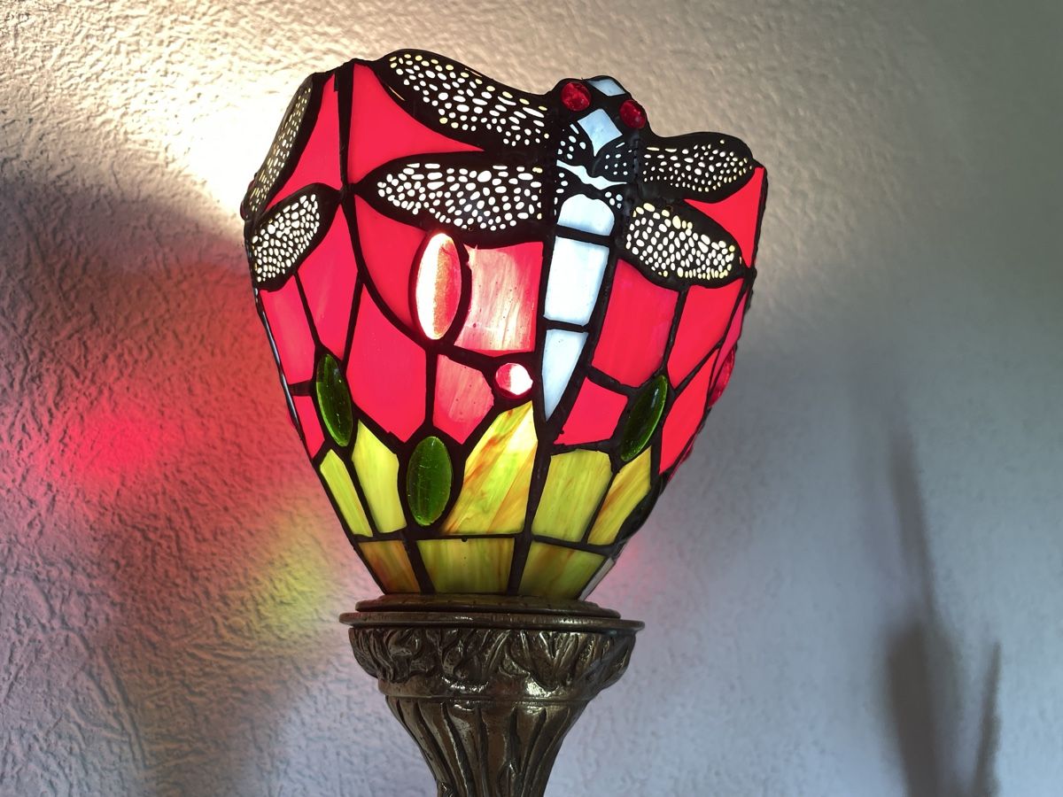 Tiffany & Co. Lampen: 2 Jugendstil Tiffany Lampen Lybelle Messing – Gebraucht aus Bern von fotolog111 9