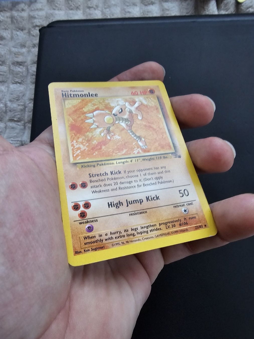 Pokémon Carte collezionabili: Hitmonlee - Pokemon Karte - Fossil Set – Usato da oberbuchsiten venduto da thug4 1