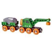 BRIO Holzeisenbahn „Cleverer Kranwagen"