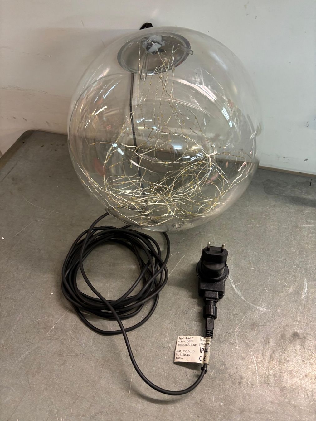 Lampade: Leuchtball mit Lichterkette, Ø 30 cm – Nuovo e nell'imballaggio originale da Bachenbülach venduto da rejtschel 1