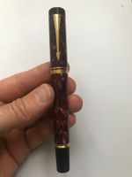 Parker Duofold Centennial MKI - Maroon Marble - 18kt Feder