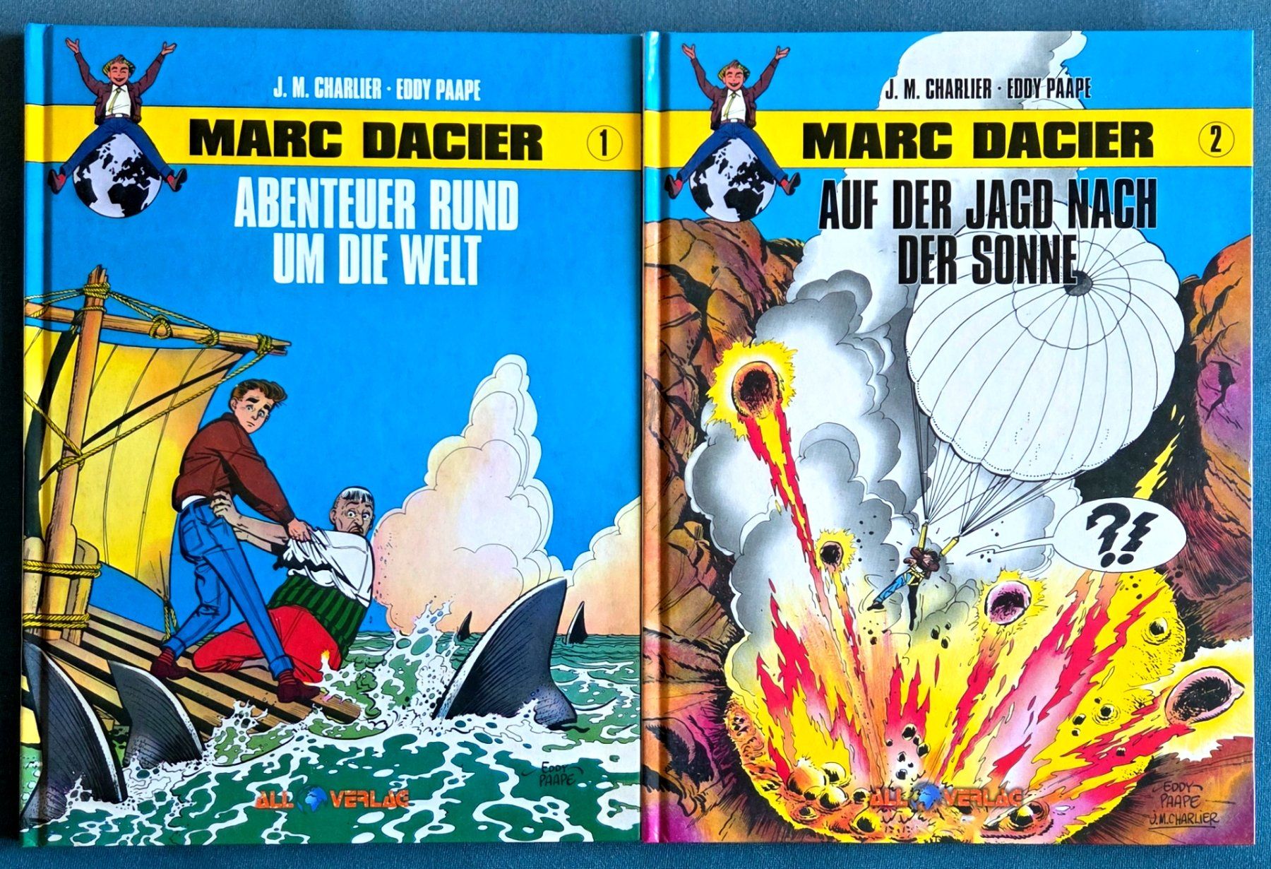 Fumetti: Vier Bände Comics - Diverse - s. Bild – Nuovo (secondo la descrizione) da Reinach BL venduto da solidsenders 1