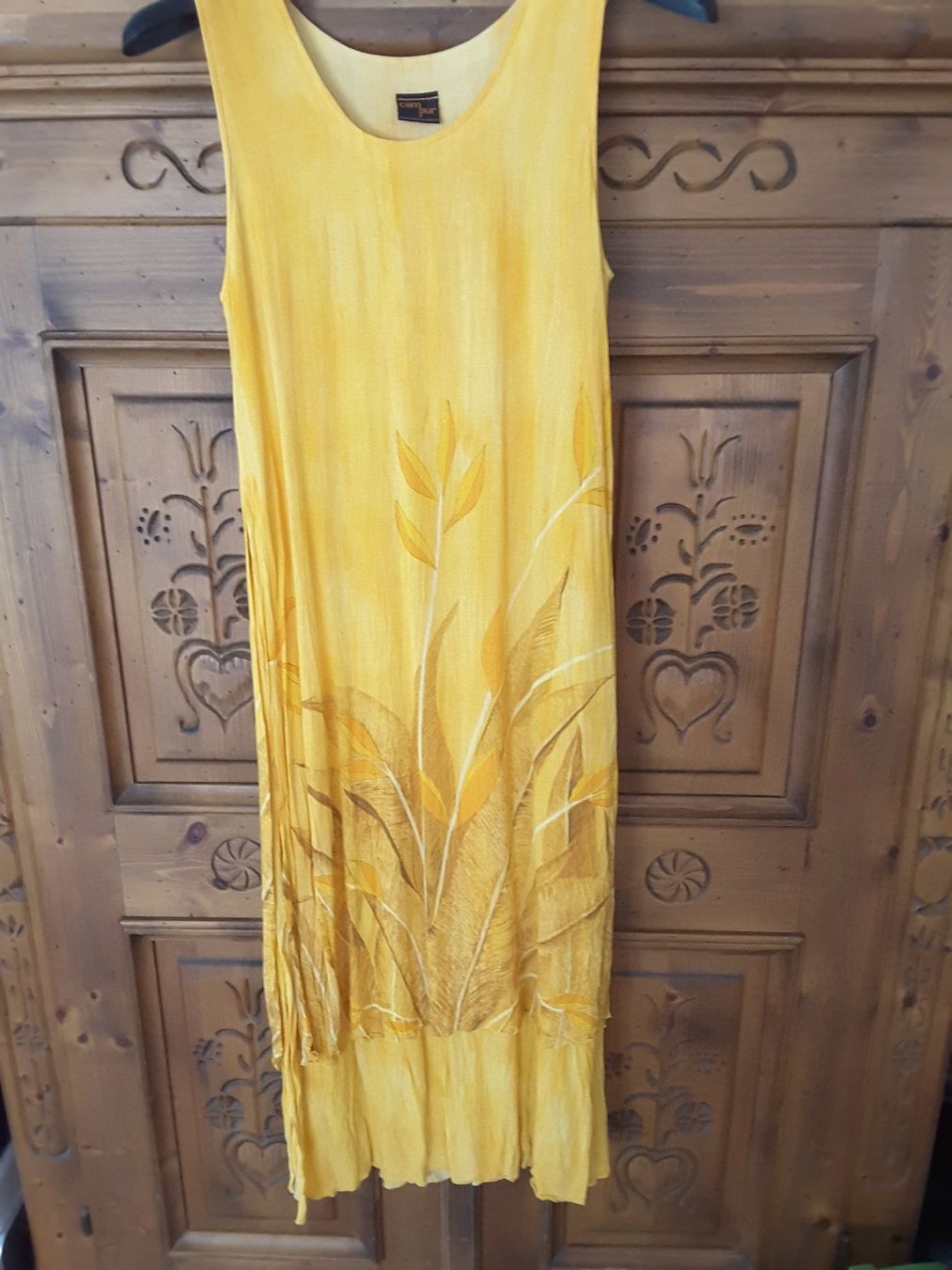 Vestiti: Langes gelbes Sommerkleid Gr. M – Nuovo (secondo la descrizione) da Boppelsen venduto da tigimohrli