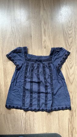 Sommerbluse mit Stickereien - Grösse 110 - H&M