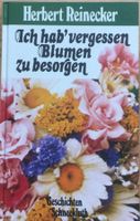 Buch - Ich hab vergessen Blumen ...