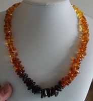 Nachlass: Ostsee Bernstein Schmuck Kette Collier 36 Gramm