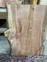 Kirscbaum  -  Brett   gehobelt  mit Baumkanten    Klotzbrett