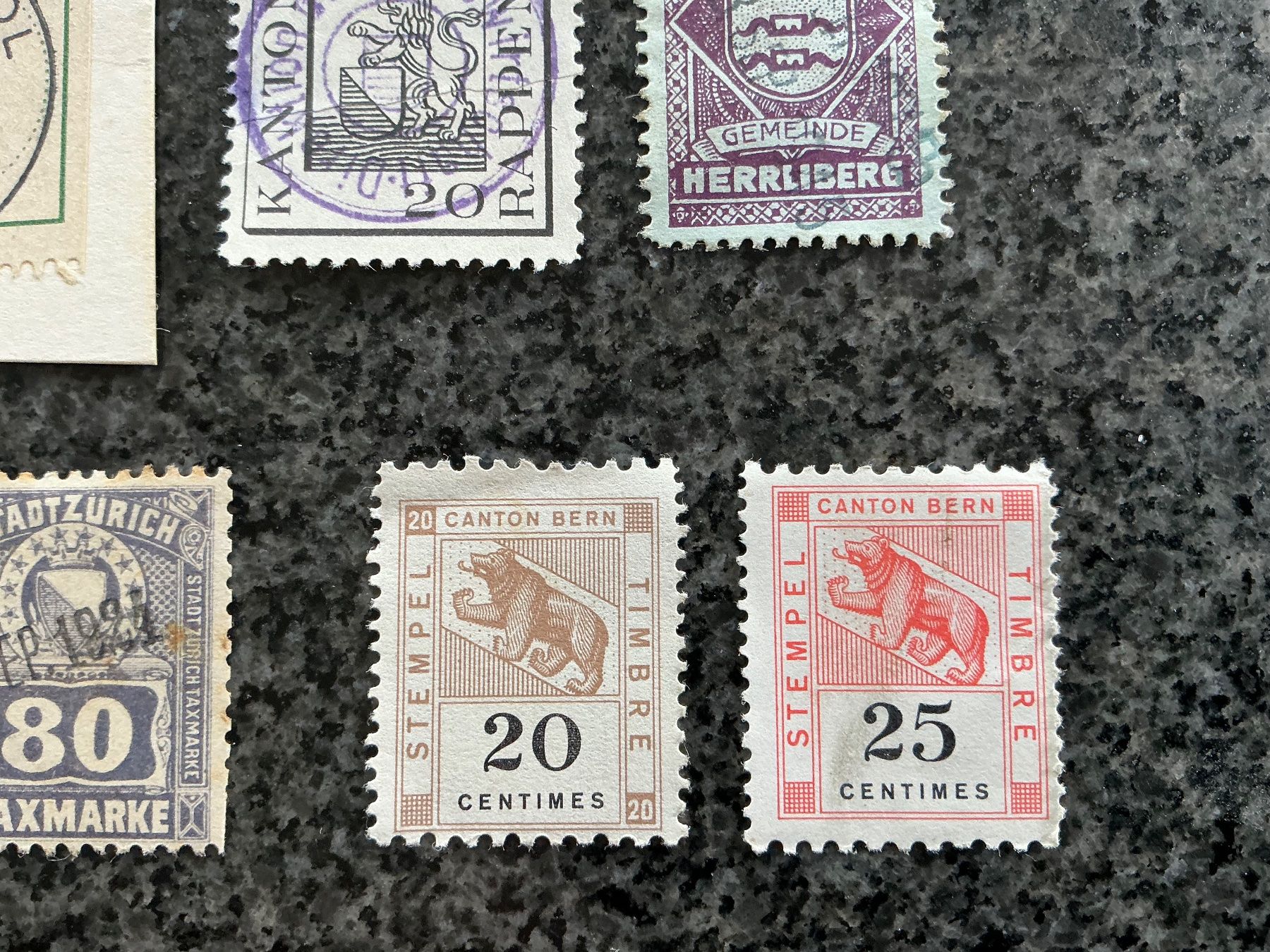 Tutti i francobolli: verschiedene alte Taxmarken – Usato da Jona venduto da Jancy60 2
