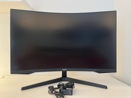 SAMSUNG Odyssey G5 LC32G55TQBU - Curved Gaming Monitor, 32 "