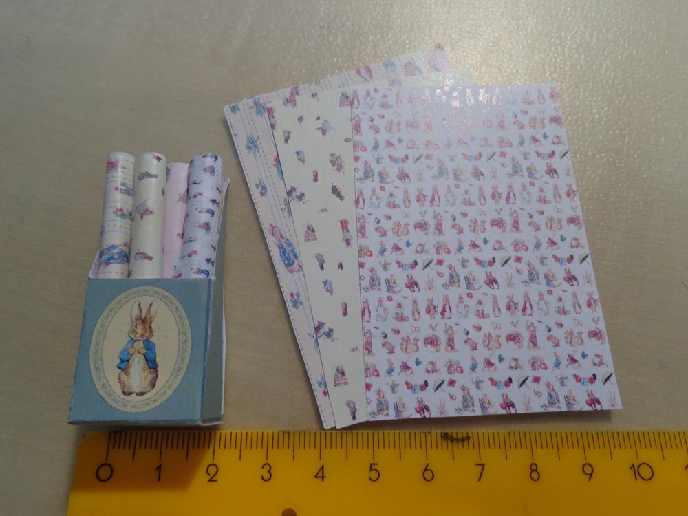 Peter Rabbit Geschenkpapier für das Puppenhaus/Laden (Neu und ...