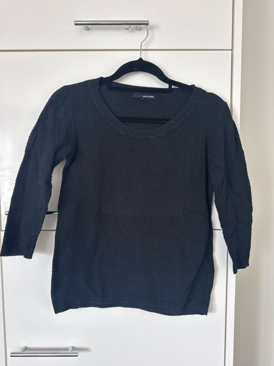 Pullover & Sweatshirts: Schwarzer Tally Weijl Strickpullover, Grösse S – Gebraucht aus Arbon von llaauraa