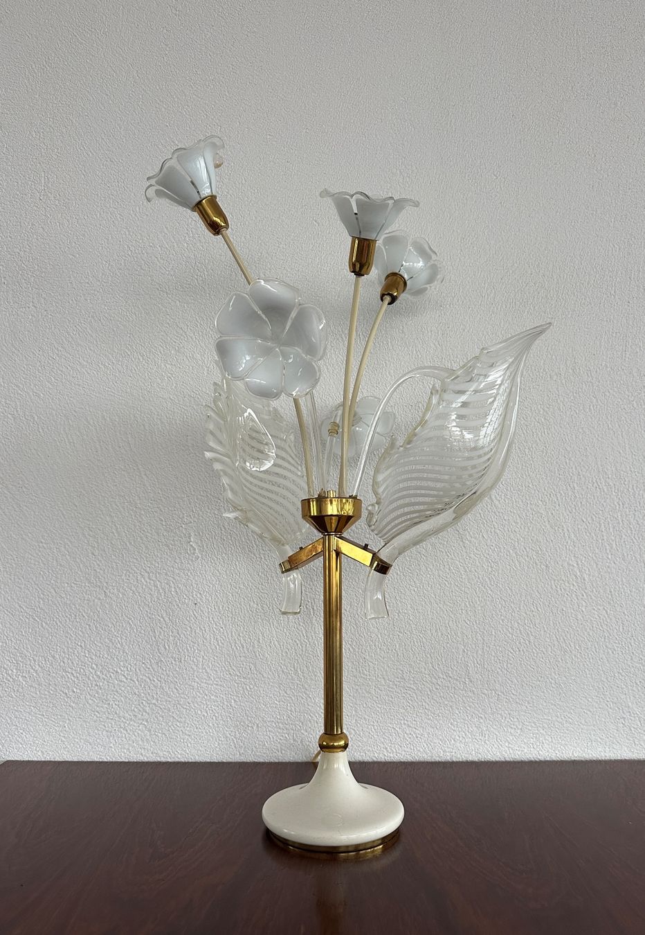 Lampade: grosse Murano / Acrylglas / Messing Tischlampe – Usato da Zürich venduto da frauflufelberg 2