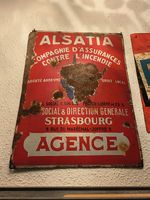 Schild Metall alt