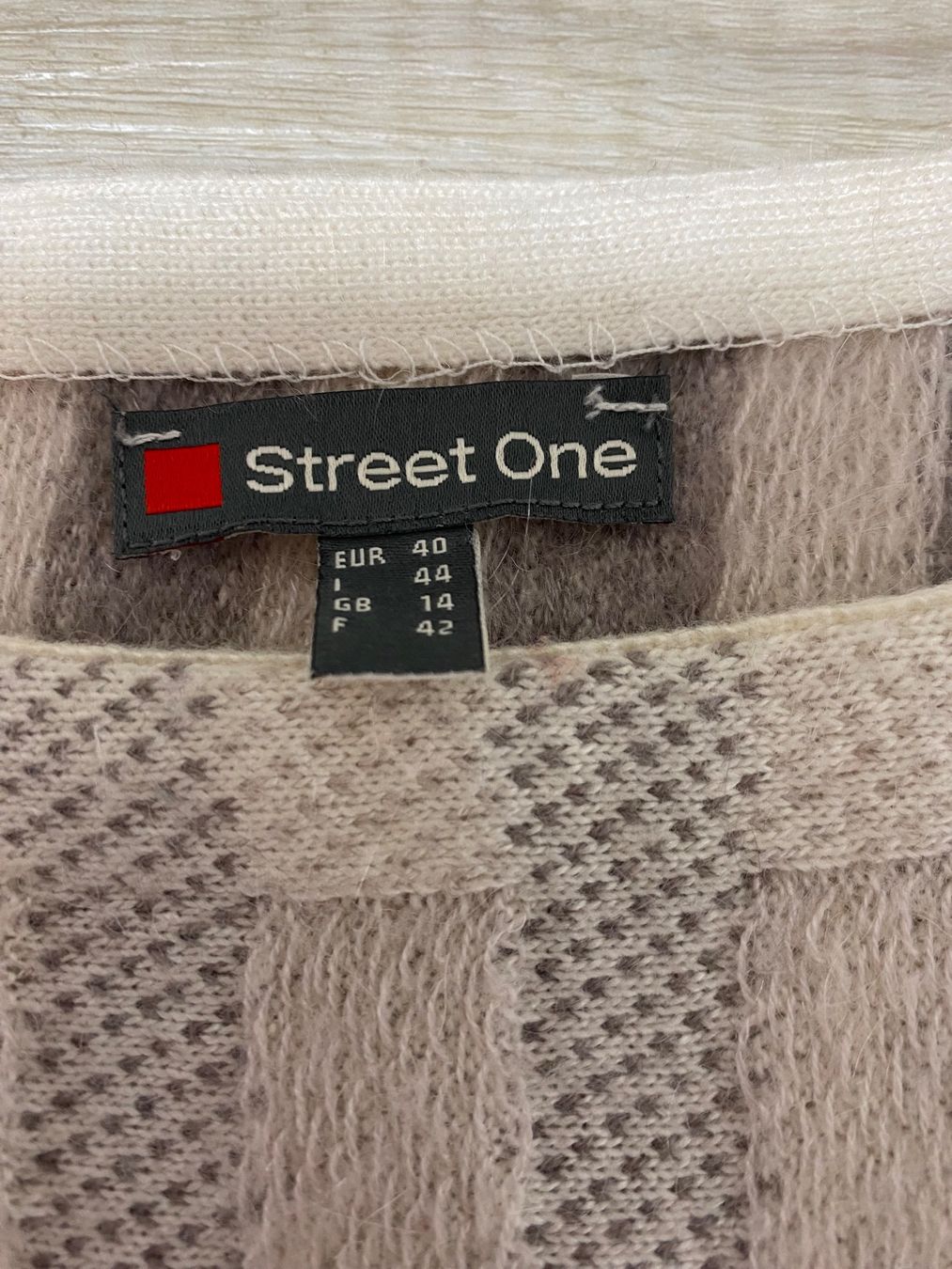 Pullover & Sweatshirts: Street One Strickpullover, Gr. 40, Beige-Braun gemustert – Gebraucht aus Wiedlisbach von sausi1963 2