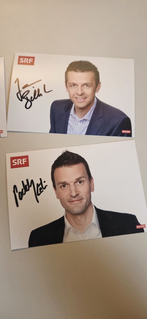 Autographes: SRF Autogrammkarten x4 – D'occasion à Belp par Ginus85 2