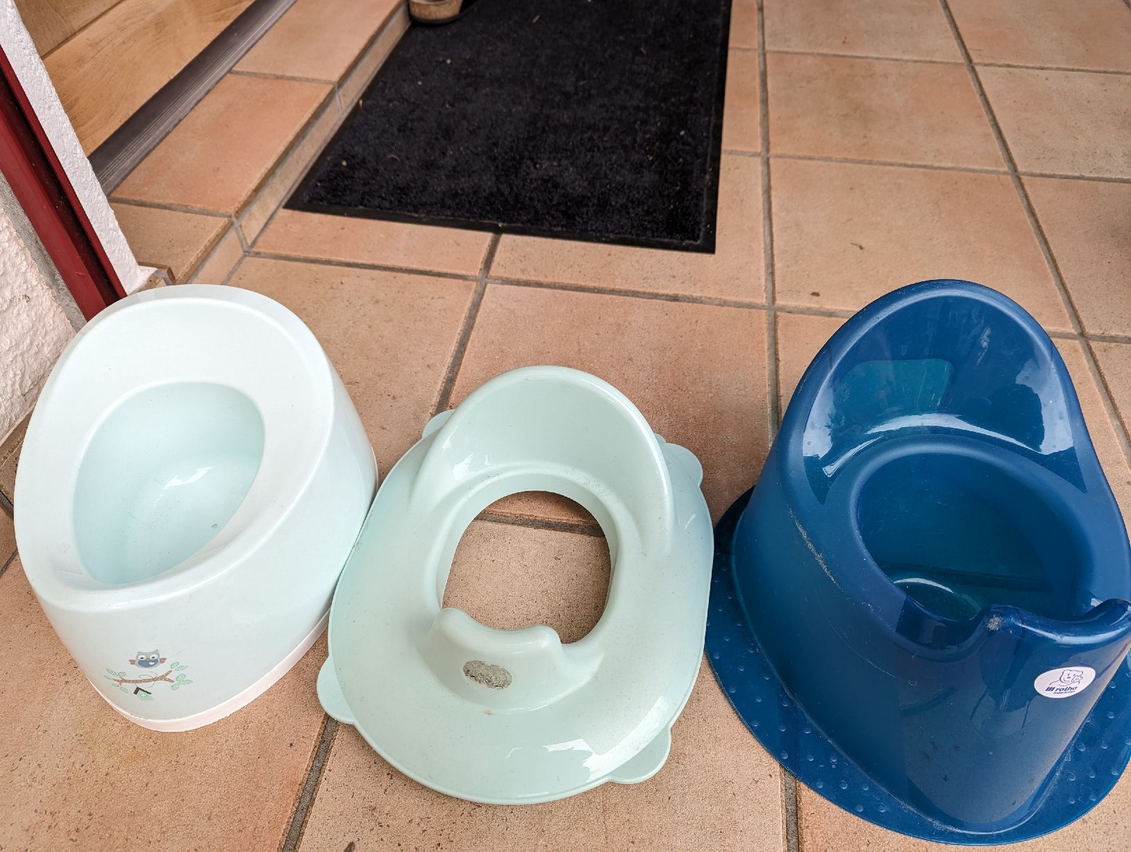 WC: Häfi /Töpfchen und Toilettensitz – Usato da Brugg AG venduto da mkipfe