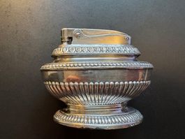 RONSON Feuerzeug Queen Anne versilbert