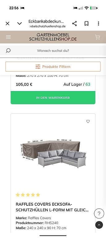 Schutzhüllen: Garten Möbel Hülle Wetterschutz – Neu und originalverpackt aus Baar von bpo_xth5 1