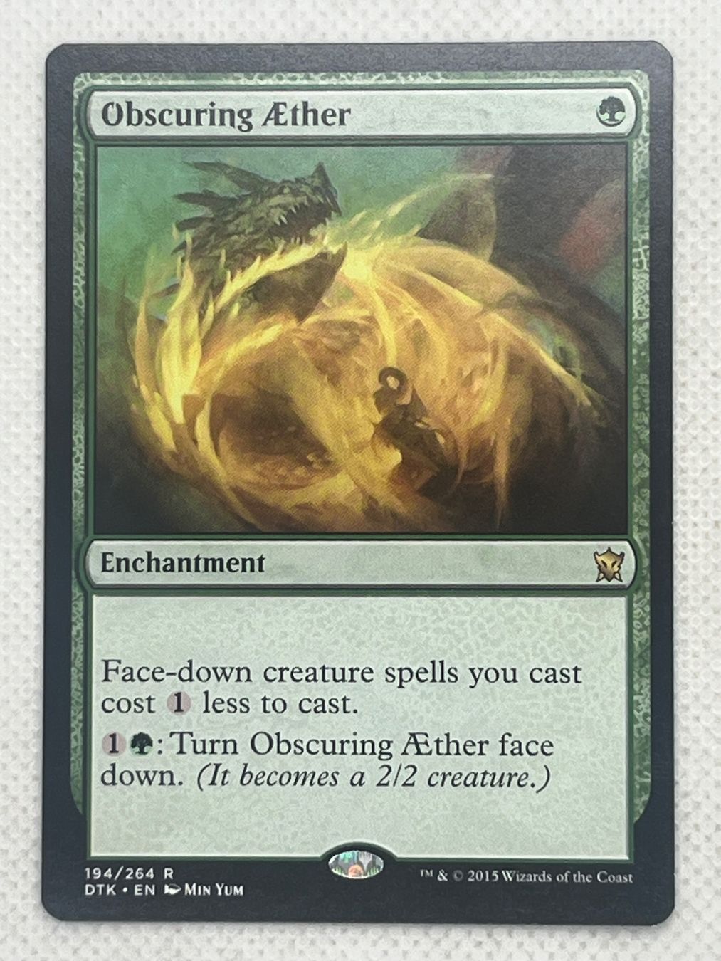 Magic The Gathering Carte collezionabili: MTG Obscuring Æther DTK 194 Englisch Rare – Usato da Hinterkappelen venduto da Kim1992