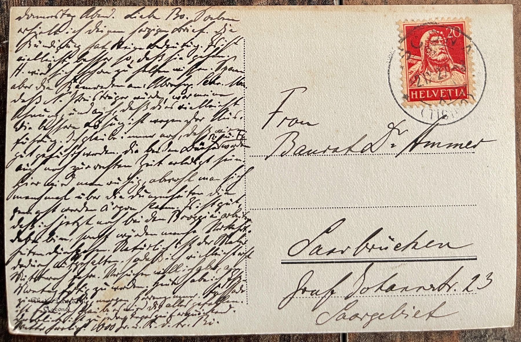 Cartoline postali: ASCONA - CASA BORRANI 1927 – Usato da Lutry venduto da Ediego 1