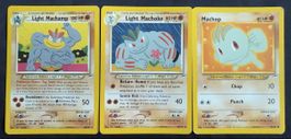 Light Machamp, Light Machoke and Machop set (Neo Destiny)