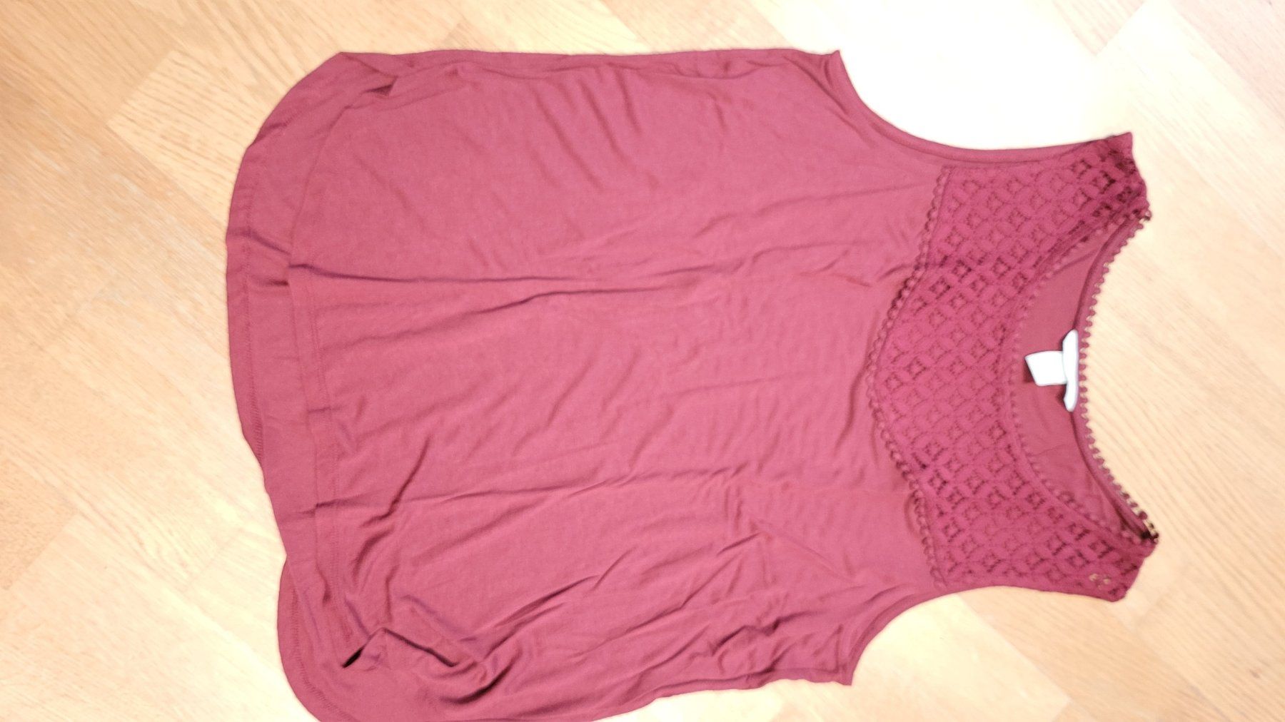 H&M Top: Top bordeaurot, Grösse M – Nuovo (secondo la descrizione) da Neschwil venduto da flower_69 4