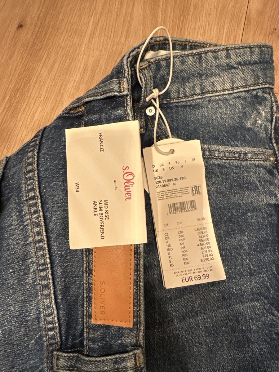 S.Oliver Jeans: s.Oliver Damen Jeans neu Gr. 34 – Neu und originalverpackt aus Zofingen von kat_gbm9 2
