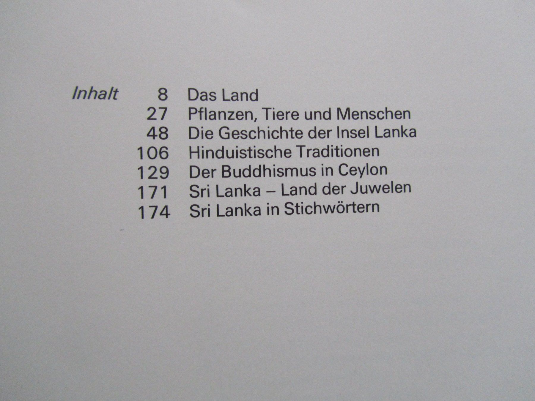 Libri: Ceylon / Sri Lanka - Silva Buch von 1977 – Usato da Weiningen ZH venduto da dietsch57 3