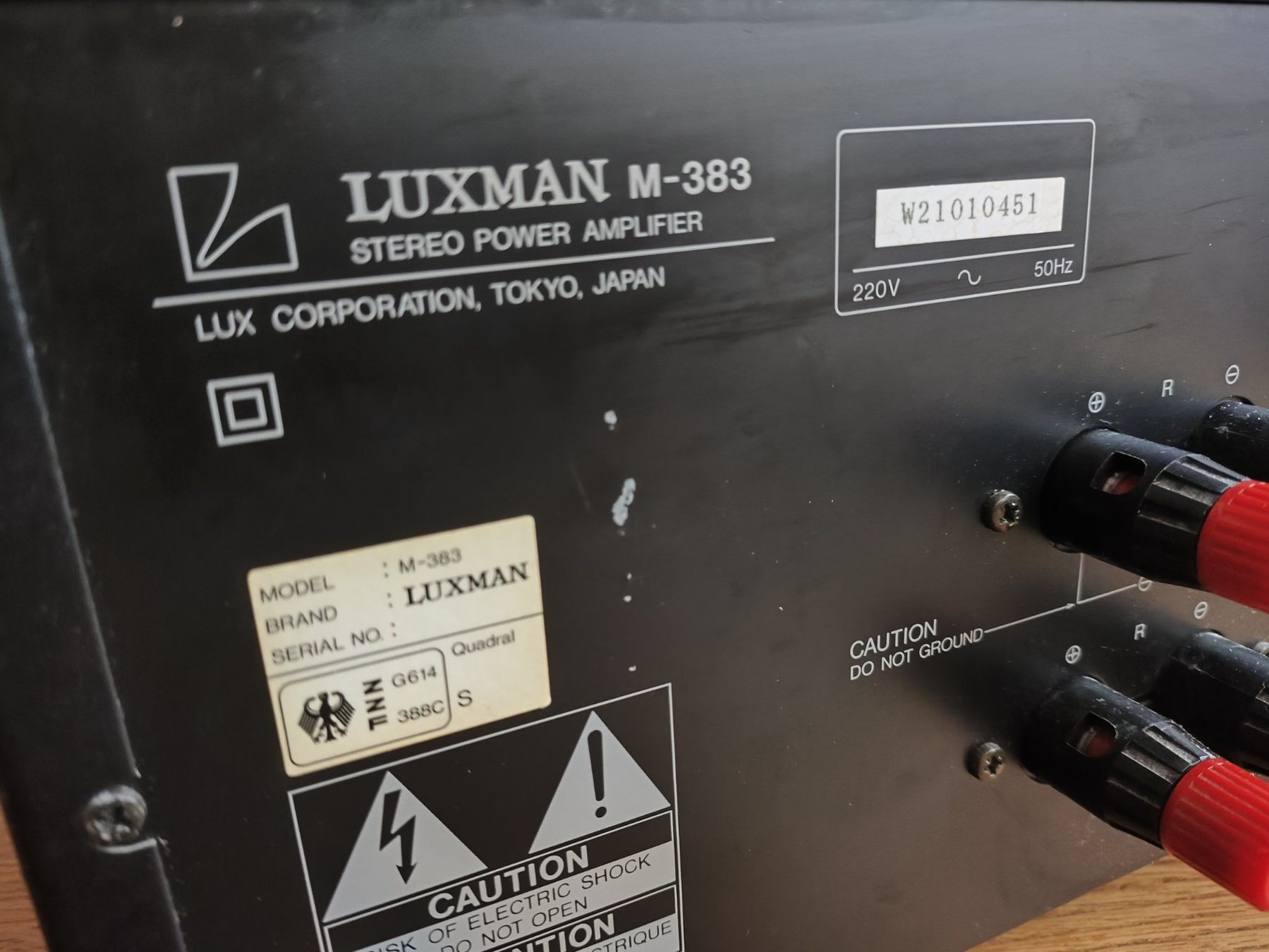 Luxman Amplificatori: High-End-Leistungsendstufe Luxman M-383 – Usato da Bergdietikon venduto da Tigerstyle 5