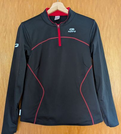 Laufshirt Kalenji schwarz rot