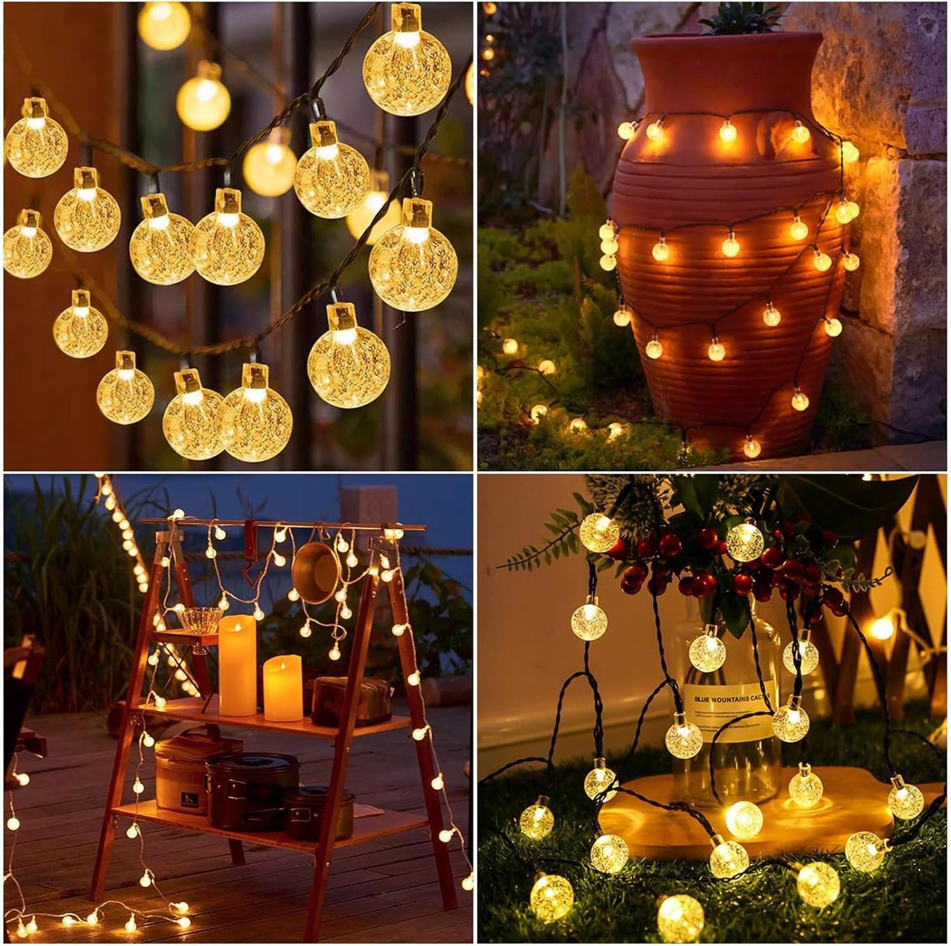 Ghirlande e barre luminose: Solar Lichterkette, 30 LED – Nuovo e nell'imballaggio originale da Nuglar venduto da SaleRitter 6