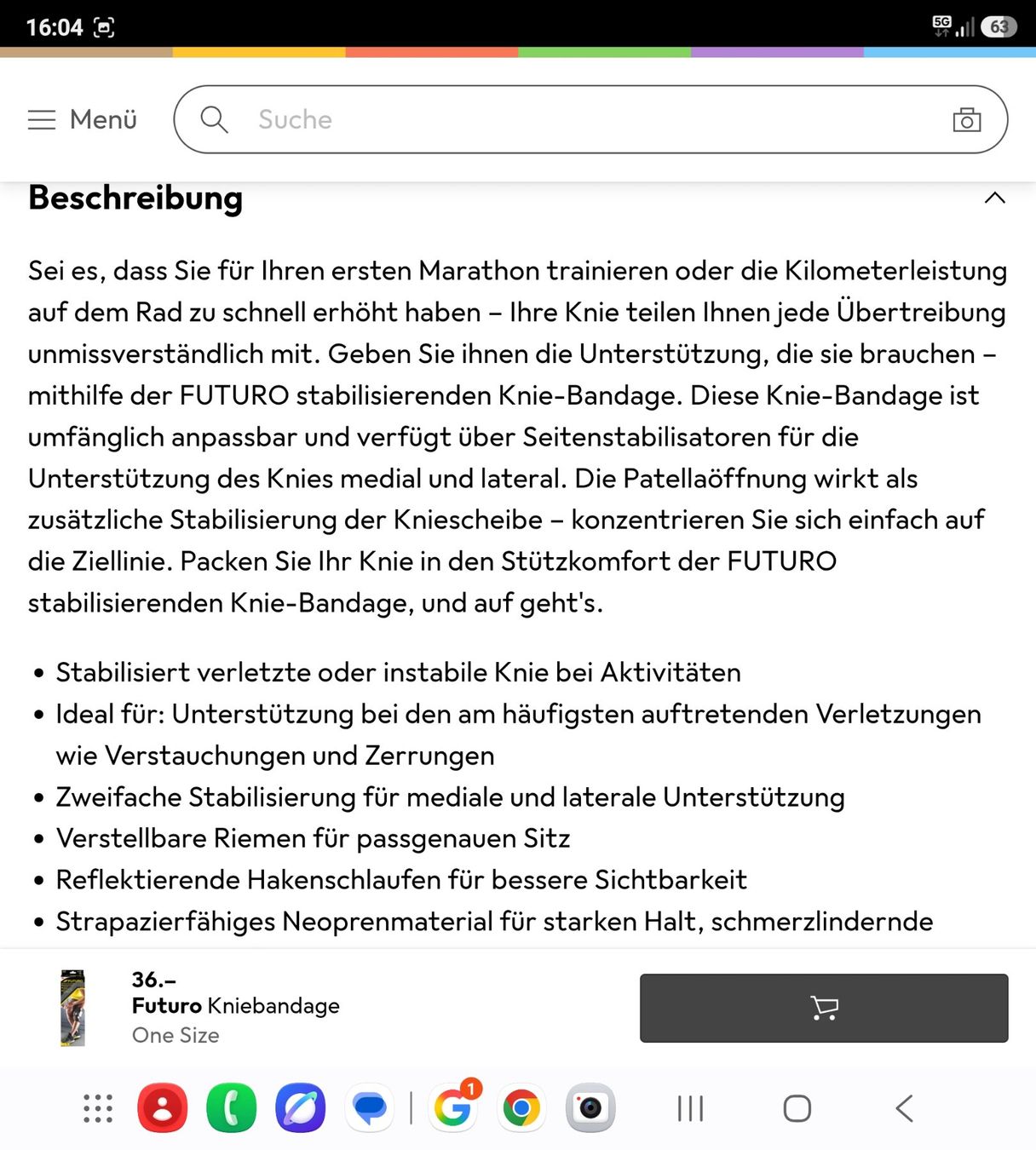 3M Attrezzature mediche: Stabilisierende Knie Bandage – Nuovo e nell'imballaggio originale da Wikon venduto da Speedy_li 2
