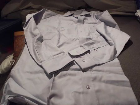 Hemd Grösse 40, Kauf non iron, blau/fein