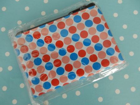 Mäppchen Täschchen Etui mit Reissverschluss mit Punkten NEU