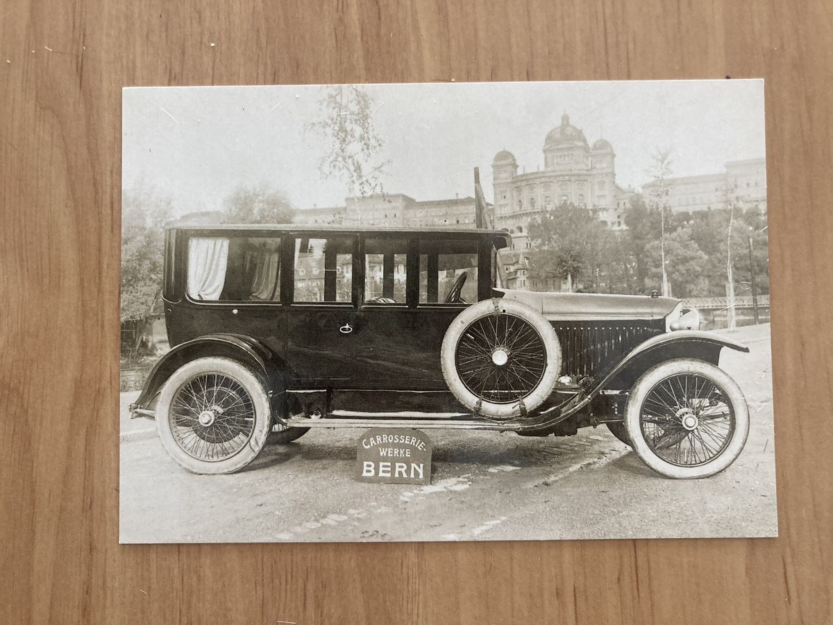 Cartoline postali: 4 Postkarten Oldtimer Rennsport Schweiz  – Nuovo (secondo la descrizione) da Schüpfheim venduto da Seerose80 2
