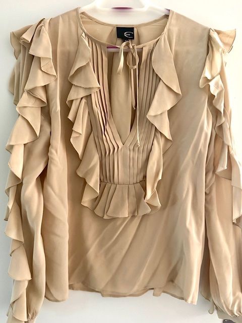 Roberto Cavalli Camicette: Seidige Cavalli Bluse – Usato da Forch venduto da picanteshopper 1