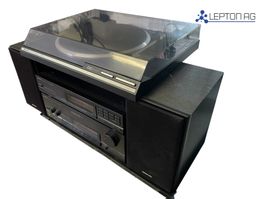 Onkyo Stereoanlage mit Hitachi Plattenspieler/3 Komponenten