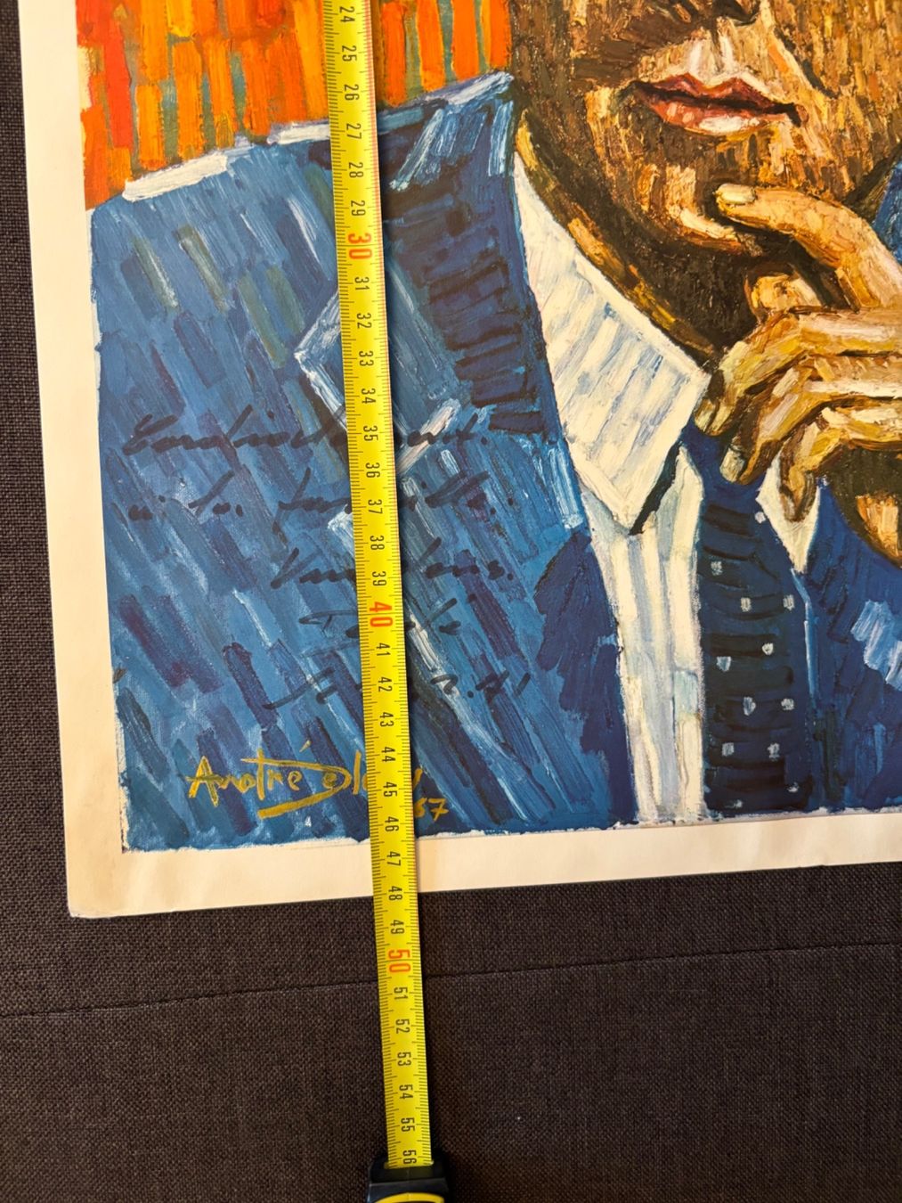 Poster & Bilder: Affiche originale  portrait de John Fitzgeral – Neu (gemäss Beschreibung) aus Clarens von Scottoara 2