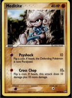 Meditite 55/108 EX Power Keepers 2007 Pokémon Non-Holo