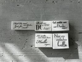 LaBlanche Stempel "Hallo" Sprüchesammlung Set 5-tlg.