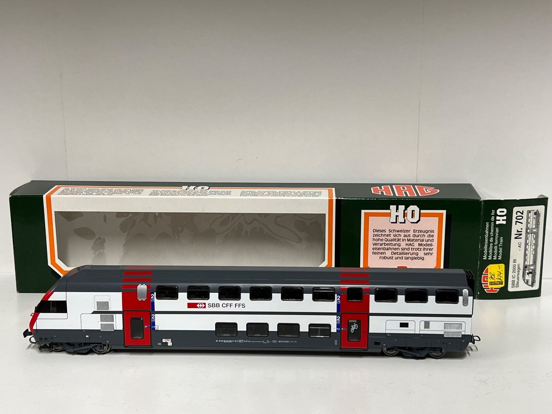 Hag Trains électriques: Hag Nr.702 SBB IC 2000 Bt AC SBB – D'occasion à Neuenhof par ludovicco
