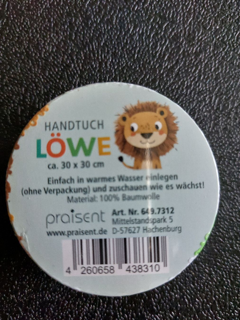 Spielzeuge: Zauberhandtuch Löwe  – Neu (gemäss Beschreibung) aus Unterseen von Ruia3333 1