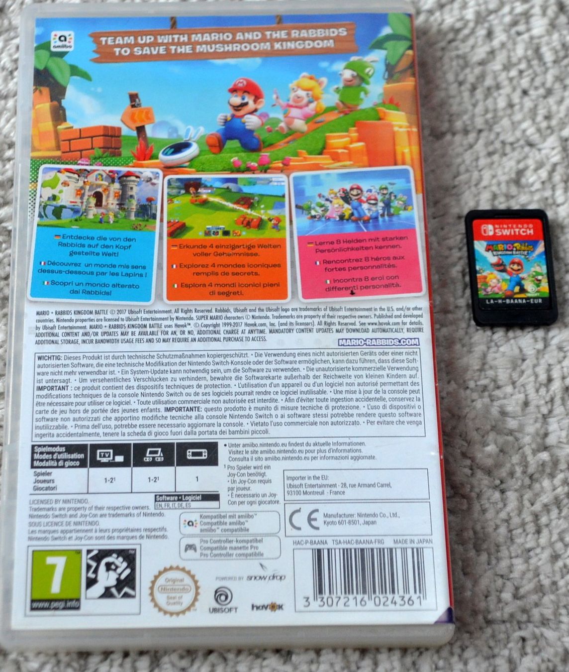 Nintendo Giochi: Mario + Rabidds Kingdom Battle Nintendo Switch – Usato da Collonges venduto da arashee 1