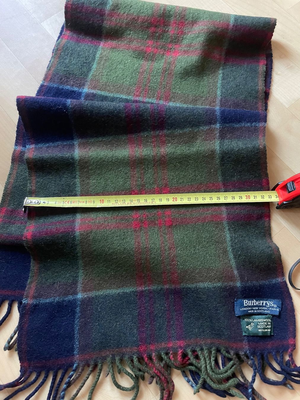 Burberry Foulard & Sciarpe: BURBERRY 100% Lambswool Scarf Barbour style – Usato da Zürich venduto da Angela_Fashion_Lover 5